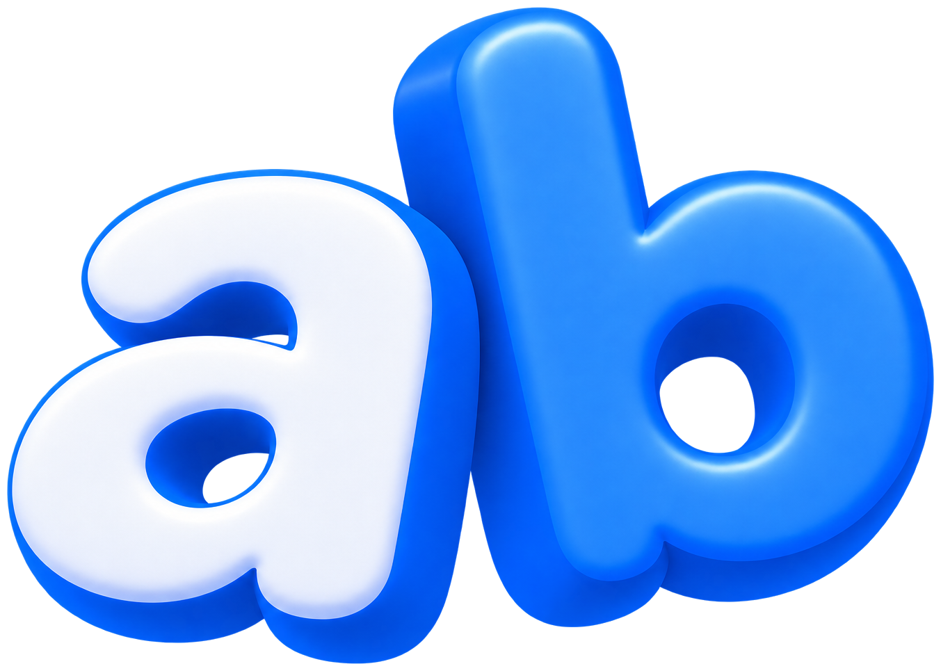 Lowercase ab 3D Icon
